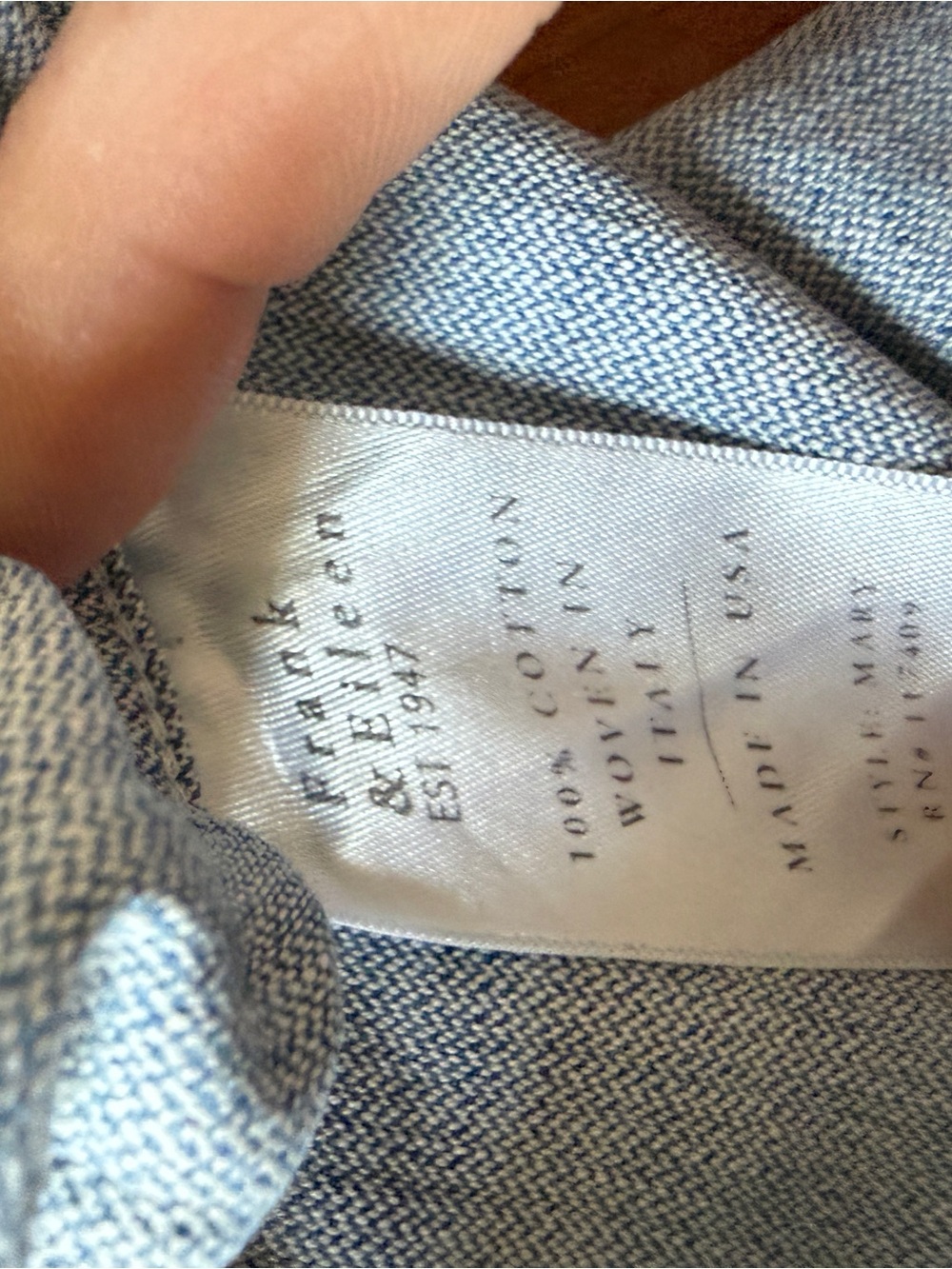 Frank & Eileen “Mary” Denim Dress — Size Small - Picture 7 of 8